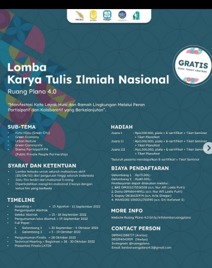 Lomba Karya Tulis Ilmiah Nasioanl